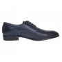 Pantofi Derby bărbați bleumarin din piele naturală perforată 346ABLM